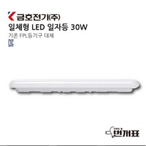 금호전기 LED 전구, 금호 LED 일자등 전구색 30W, 1개