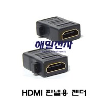 해밀전자 HDMI 1구 판넬 AV판넬, HDMI 젠더
