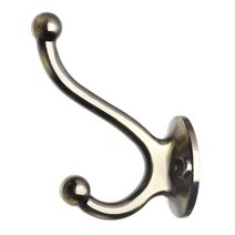 성원기업 옷걸이 벽걸이 다용도걸이, 2단 옷걸이 엔틱브론즈, 1개