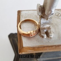 elga jewelry 18K GOLD 클로에반지 여성골드/화이트/로즈골드반지