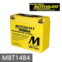 모토배터리 MBT14B4 12V13AH AGM배터리 오토바이배터리 모토뱃