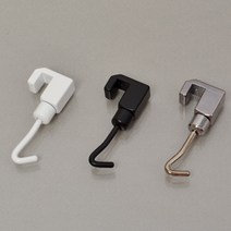 철물바다 와이어액자걸이 레일액자걸이 액자레일, C11)7형훅(대형/실버), 1개