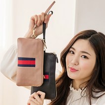 크래식 팝 소가죽 파우치