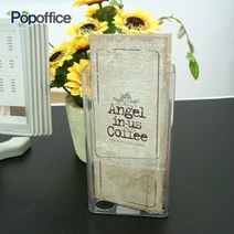 팝오피스 다용도케이스 각종인쇄물보관 팜플렛꽂이 부착용 pop꽂이 전단지꽂이 책꽂이 기타매장/진열용품, 09_다용도투명케이스C : F6102