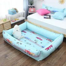 이블랑 유아동 범퍼쿠션 카페트 세트 범퍼침대, 레이싱카 민트