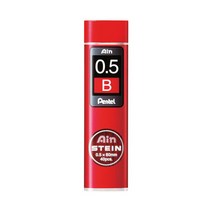 펜탈샤프심0.5mm/아인슈타인샤프심/C275-B H HB 2H, S508457(샤프심0.5mm-HB), 0.5mm