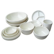 국산 멜라민식기, L1.[크림]멜라민한식찬기5P[1호], 1개