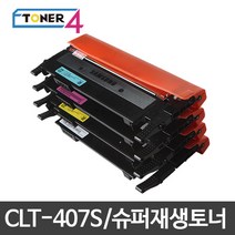 삼성전자 CLT-K407S 슈퍼재생토너 스마트칩장착 비정품토너, CLX-3185K/DCS 검정 반납없음, 1개