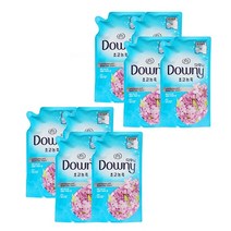 초고농축 다우니 섬유유연제 블루 리필 700ml 레몬그라스와 달콤한라일락향 x 8개