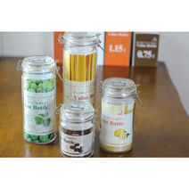 일본[타이거크라운]밀폐유리병Value Bottle/원두 매실 딸기잼 파스타 보관병/보틀, 750ml