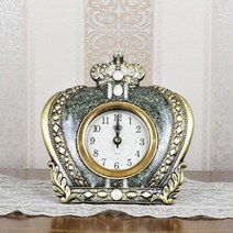 고급 탁상시계, 앤틱 루이 탁상시계 (그린)