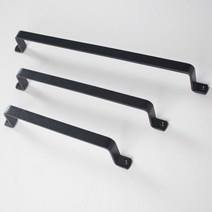 심플 수건 걸이 중, Black, 1개