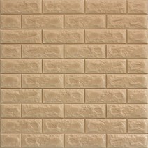 쿠셔니 파벽돌 폼블럭 19색상 71x77cm, 크림베이지, 1개