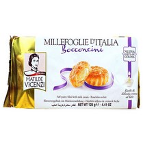 비첸지 밀레포글리에 퍼프패스트리 밀크크림맛 125g 1개입 붐 초코칩 쿠키 20g 증정