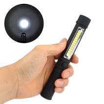 스파램 휴대용 클립 COB LED 자석 랜턴 비상 손전등, 1개