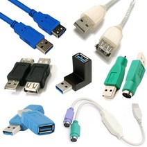 더블스피드 마이크로 USB 케이블 PS-2 키보드 마우스 등 변환젠더 연장케이블, AQ0527