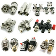 더블스피드 BNC RCA 동축 CCTV 카메라 안테나케이블 연결 젠더 커넥터, AK0007