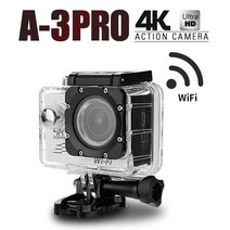 S2J 체이스뷰 A-3 PRO UHD(4K) 와이파이 액션캠, A-3 PRO 액션캠 화이트+32GB+전용배터리