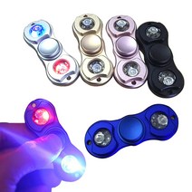 이즈윙 [리퍼브]이즈윙 메탈 2LED 피젯스피너, 실버