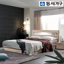 [동서가구] 아다지오 LED등 슈퍼싱글침대 프레임 DF907107, 워시