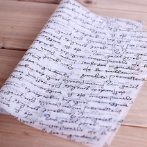 쿠킹스토리 사각 포장유산지, 필기체, 500장