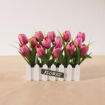 베이직튤립울타리_P, 화이트핑크, 3개