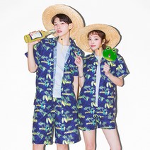 반티매니아 반티 비치웨어 신혼여행복 허니문 야자수남방 남방