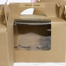 이홈베이킹 [대용량] 크라프트 머핀창박스 2구 50개, 단품