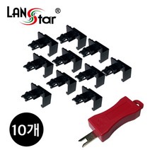 LANstar LS-LKPG-BK 랜포트 락 보안 플러그 10개입