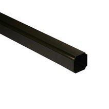 SEKISUI 홈통3M(DA24)진밤 빗물받이 PVC물받이 물홈통 플라스틱물받이 처마물받이 기와물받이 목조주택물받이 펜션물받이 전원주택, 1개