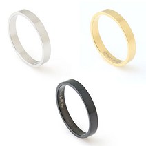 스몰박스 3mm 심플 써지컬스틸 반지