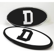 알파벳 D 엠블럼, 글로시화이트, 1호