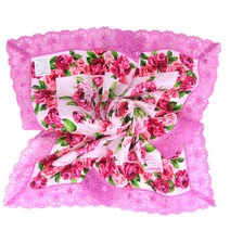 낭낭공주샵 피에르가르뎅 손수건 레이스손수건 면손수건 스카프 머플러 여성손수건 M287