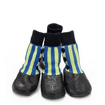 아미펫 도그러버삭스 소형견 중형견 대형견 신발 강아지 신발 양말, 블루