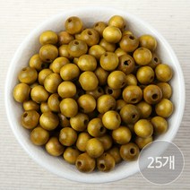 비즈아이 [5803-05]우드볼 8mm(내경2mm) (라임) [25개], 라임, 25개