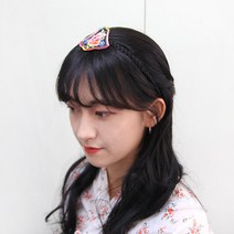 핑크캔디 설날 명절 배씨댕기 한복헤어밴드 당의_배씨댕기