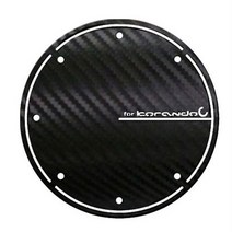 브릭스 코란도스포츠 카본 주유구 데칼 스티커 주유캡 차량 악세사리 용품, 레드카본