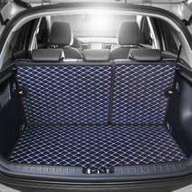 GMZMOTORS 스토닉 퀼팅 가죽 3D 트렁크매트 풀셋트, 스토닉_트렁크매트_와인