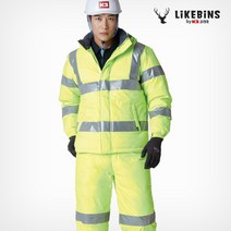 [라이크빈] LB2-F168_F368 추동작업복 상/하 노랑, L