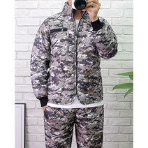 모니즈 모자이크 하이넥 깔깔이 점퍼 ZKA033