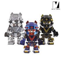 메탈브릭 슈퍼 로보트태권브이 SD DIY 3D 메탈 퍼즐, 실버