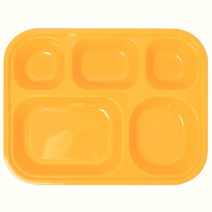 리빙베리 다이어트 어린이 식판, 노랑