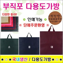 낭낭공주샵 SS302 부직포다용도가방 보조가방 휴대용가방