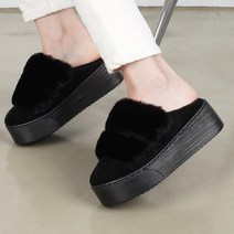 분홍슈즈 이선 털슬리퍼 털실내화 겨울 사무실슬리퍼 PM_01