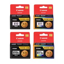 캐논 PG-810/CL-811 표준 대용량 잉크, CL-811 [표준용량] 칼라, 1개