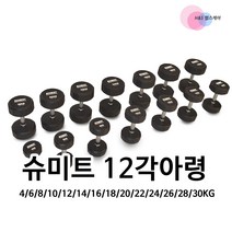 슈미트 12각아령, 블랙, 4kg