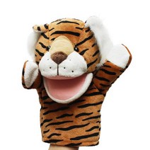 말하는손인형 호랑이 캐릭터동물 놀이인형 손장갑인형