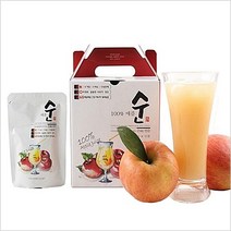 올댓리빙 사과즙 국내산 사과착즙쥬스 100% 110ml 10팩 30팩 50팩, 30개