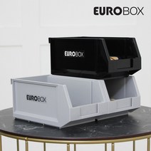 EURO BOX 유로박스 다용도 멀티 수납박스, 그레이L