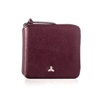 [코앤크릿] 17WTZ0210C03BG 트리포드 지퍼 여성 반지갑 버건디